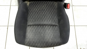 Пассажирское сидение Nissan Rogue 14-15 без airbag, механическое, ткань черная, под химчистку
