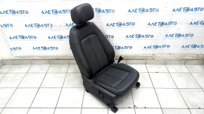 Пассажирское сидение Audi Q5 80A 18-24 с AIRBAG, кожа, черное, электро, с подогревом, царапины