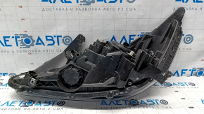 Far dreapta fata goala Honda Accord 16-17 rest, halogen sub DRL, pentru lustruire, nisip