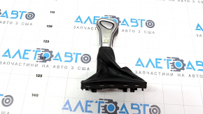 Buton de viteze Audi Q5 8R 12-17 piele neagra, zgarieturi