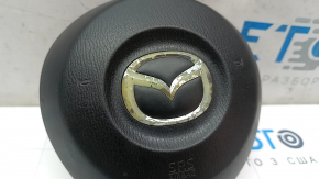 Airbag airbag in volanul soferului Mazda 3 14-16 BM dorest chern a urcat insigna cromata, suportul este rupt