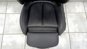 Scaun sofer BMW X1 F48 16-19 cu airbag, electric, incalzit, cu memorie, piele neagra, cu centrala, zgarieturi pe plastic