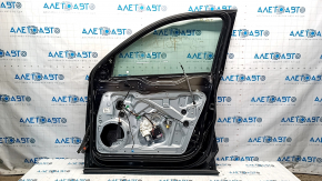 Ansamblu ușă față dreapta VW Tiguan 09-17 negru LC9X, pipăi, ornament uzat, garnitură uzată