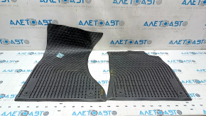 Set covorase interior Audi A4 B8 08-16 cauciuc negru