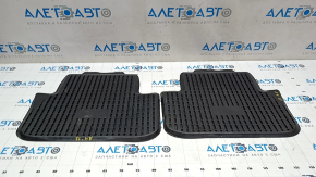 Set covorase interior Audi A4 B8 08-16 cauciuc negru