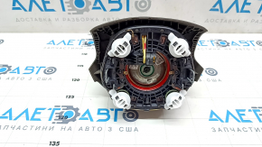 Подушка безопасности airbag в руль водительская Audi A4 B8 13-16 рест, коричневая, царапины, полез хром