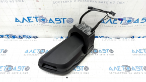 Ansamblu cotiera BMW X1 F48 16-19 piele neagra pentru telefon, fara incarcare wireless