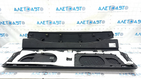 Raft spate Audi A6 C7 16-18 odihna sub perdea, negru, fara dopuri, prindere nelipita, uzat