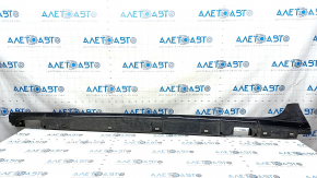 Prag stanga Audi A6 C7 16-18 rest, s-line, negru, zgarieturi