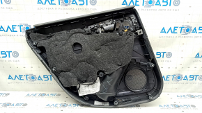 Cartela de ornamente usi spate dreapta Audi A6 C7 12-18 sub perdea, BOSE, Alcantara, piele neagra