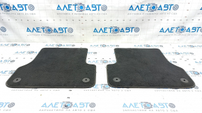 Set covorase interior Audi A6 C7 12-18 negru, stofa