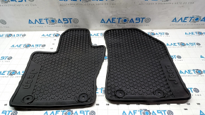 Set covorase interioare Jeep Compass 17 - negru, cauciuc