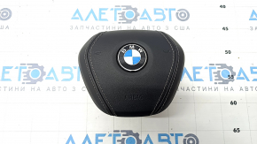 Подушка безопасности airbag в руль водительская BMW X5 G05 19-23 кожа черная