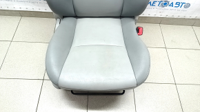 Scaun pasager Toyota Prius 30 10-15 cu airbag, mecanic, incalzit, piele, gri+gri deschis