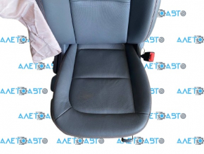 Scaun pasager Chevrolet Bolt 17- cu airbag, piele gri închis, mecanic, încălzit, pernă crăpată, zgârieturi