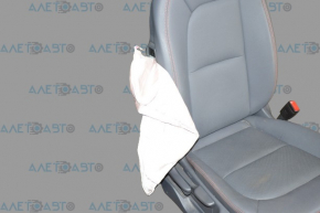 Scaun pasager Chevrolet Bolt 17- cu airbag, piele gri închis, mecanic, încălzit, pernă crăpată, zgârieturi