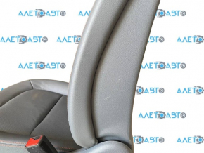 Scaun pasager Chevrolet Bolt 17- cu airbag, piele gri închis, mecanic, încălzit, pernă crăpată, zgârieturi