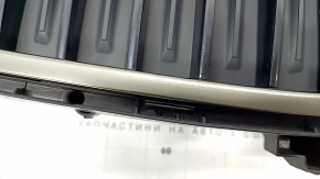 Решетка радиатора grill в сборе BMW 5 G30 17-22 M550iX M Sport, с жалюзи дефлектором радиатора, Cerium Grey, песок