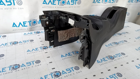 Consolă centrală Fiat 500L 14- fără cotieră, cu priză, neagră, zgârieturi
