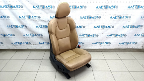 Пассажирское сидение Volvo XC90 16-17 с airbag, электрическое, кожа бежевая, под химчистку