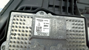 Фара передняя левая в сборе Volvo XC90 16-17 LED, под полировку, паутинка