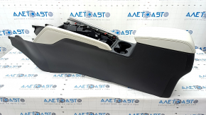 Консоль центральная подлокотник Mazda CX-5 17-23 кожа серый, царапины, под чистку