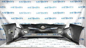 Бампер передний голый Toyota Prius 50 16-18 серебро, CAPA, царапины