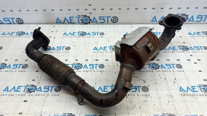 Colector de evacuare cu catalizator Ford Focus mk3 11-18 1.0T plasă ruptă