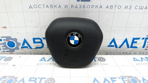 Подушка безопасности airbag в руль водительская BMW X3 G01 18- черная тип 1, царапины