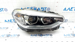 Фара передняя правая в сборе BMW X3 G01 X4 G02 18-21 галоген+LED, песок, царапина