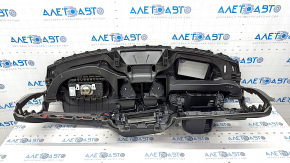 Planșa de bord față cu AIRBAG BMW X3 G01 18-21 negru, sub proiecție