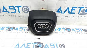 Подушка безопасности airbag в руль водительская Audi Q5 80A 18-20 черная, тип 2, надрыв, под чистку