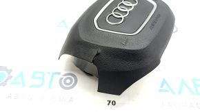 Airbag airbag în volanul șoferului Audi Q5 80A 18-20 negru, tip 2, rupere, pentru curățare