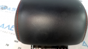 Подлокотник Dodge Journey 11-20 кожа, черная, красная строчка, царапина