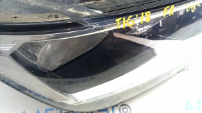 Фара передняя правая VW Tiguan 18-21 голая галоген, ДХО LED, песок