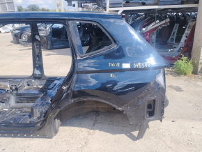 Sfert de aripă spate stânga VW Tiguan 18-lung pe caroserie, negru, vopsit, denivelări