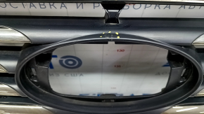 Решетка радиатора grill Hyundai Sonata 18-19 тычки, царапины, песок