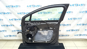 Ansamblu ușă față dreapta Ford Fusion mk5 13-20 hibrid grafit J7, sticlă triplex, denivelări, denivelări, denivelare pe mulaj