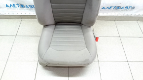 Scaun pasager Ford Fusion mk5 17-20 fără airbag, electric, cârpă gri, curățabil uscat