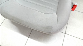 Scaun pasager Ford Fusion mk5 17-20 fără airbag, electric, cârpă gri, curățabil uscat