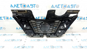 Grila radiator Nissan Rogue 17 - pentru camera, pentru radar, pentru emblema rotunda, cu emblema, nisip