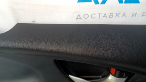 Garnitură uși față dreapta Honda Civic X FC 16-21 4d pânză neagră cu inserție bej, pentru curățare, zgârieturi, zgârieturi, zgârieturi