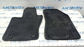 Set covorase interioare Jeep Compass 17 - negru, cauciuc