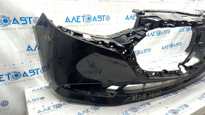 Бампер передний голый Mazda 3 19-26 4d, черный, царапины