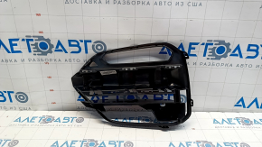 Grila inferioara barei fata dreapta BMW X3 G01 18-21 pentru PTF si senzori parcare, negru lucios nou original