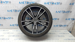 Комплект дисков с резиной R19 225/40 8J ET:27 R19 255/35 8 1/2J ET:40 BMW 3 G20 19-22 791M стиль, с датчиками, бордюрка, Pirelli P-Zero, перед 5мм, зад 4мм