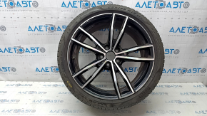 Комплект дисков с резиной R19 225/40 8J ET:27 R19 255/35 8 1/2J ET:40 BMW 3 G20 19-22 791M стиль, с датчиками, бордюрка, Pirelli P-Zero, перед 5мм, зад 4мм