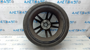 Комплект дисков с резиной R19 225/40 8J ET:27 R19 255/35 8 1/2J ET:40 BMW 3 G20 19-22 791M стиль, с датчиками, бордюрка, Pirelli P-Zero, перед 5мм, зад 4мм