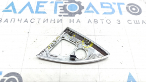 Cotieră centrală consolă BMW 5 F10 11-16 bej, 2 zone climatice, deflector spart, crăpături în piele, piele decojită, curățare chimică, elemente de fixare sparte