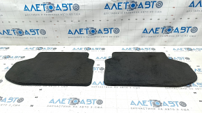 Set covorase interioare BMW 5 F10 09-17 pânză, neagră, se poate curăța uscat